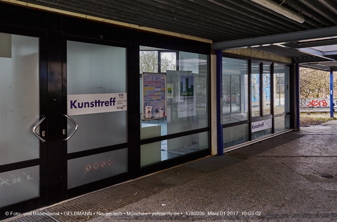 01.03.2017 - die Abrissbaustelle Quiddezentrum in Neuperlach